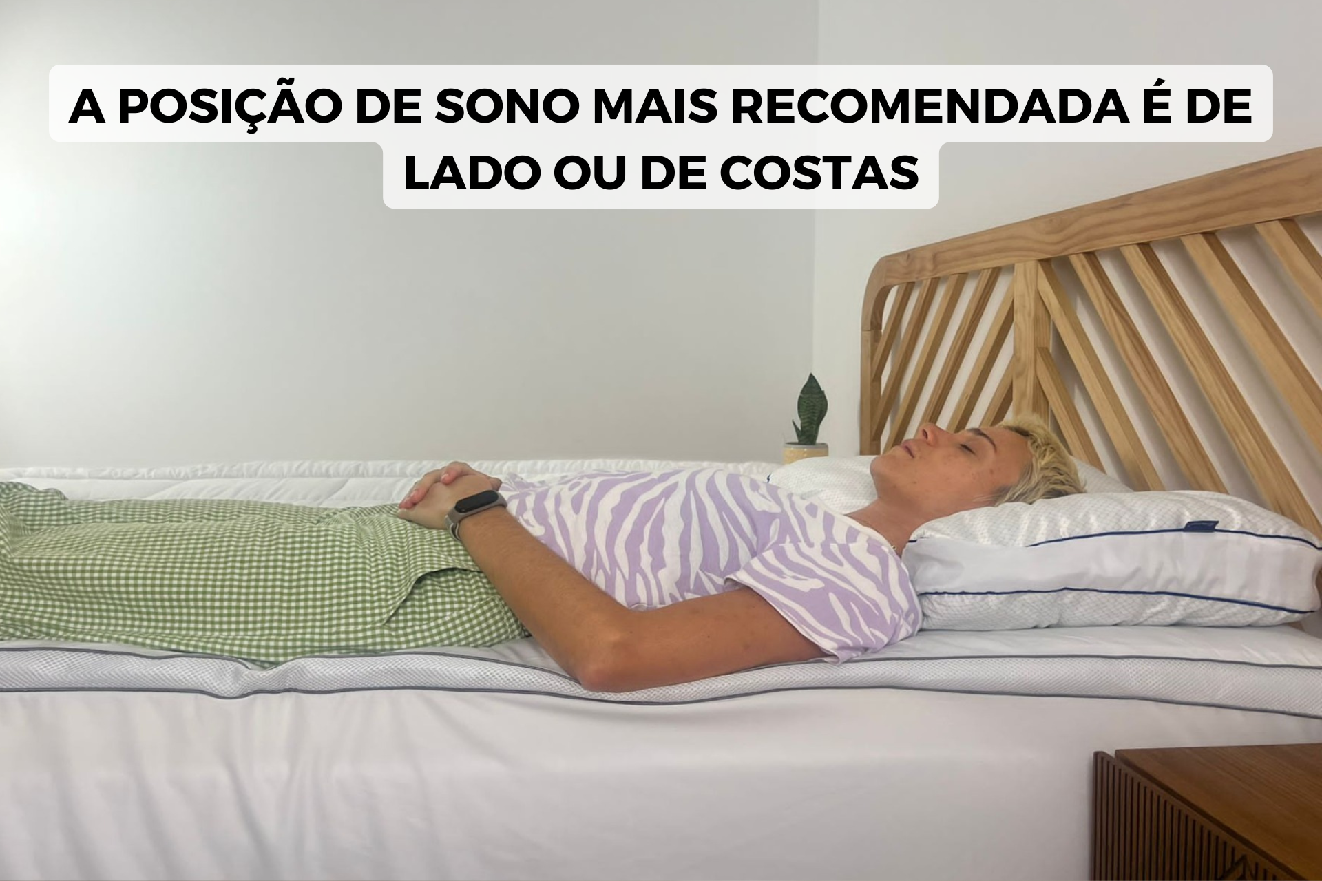 posição de sono ideal